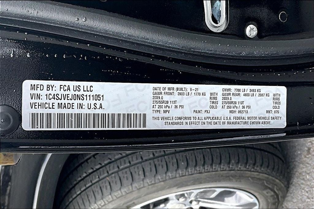 2022 Jeep Grand Wagoneer Series I