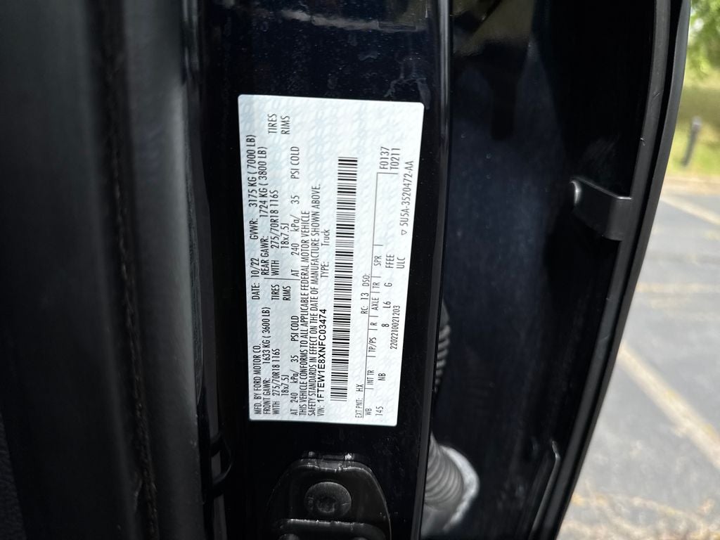 2022 Ford F-150 Tremor