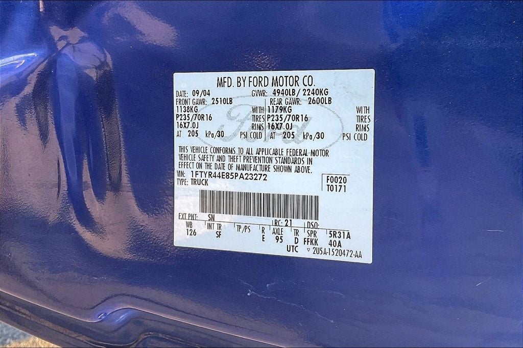 2005 Ford Ranger Base