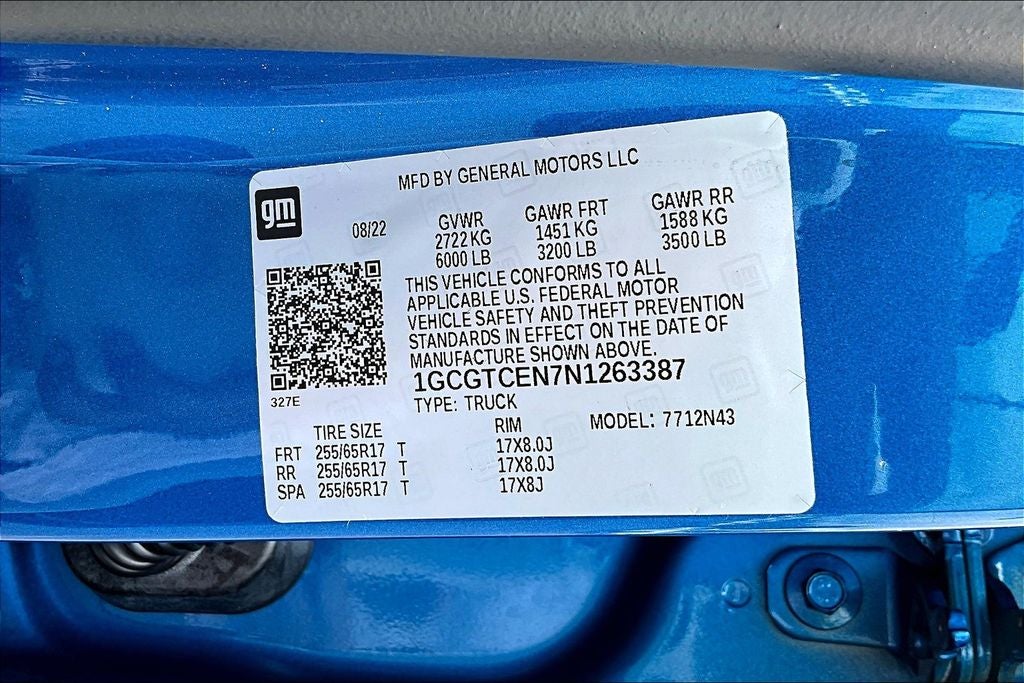 2022 Chevrolet Colorado LT