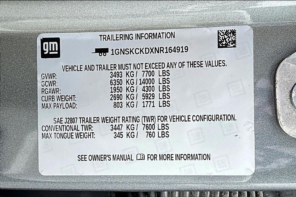 2022 Chevrolet Suburban LT