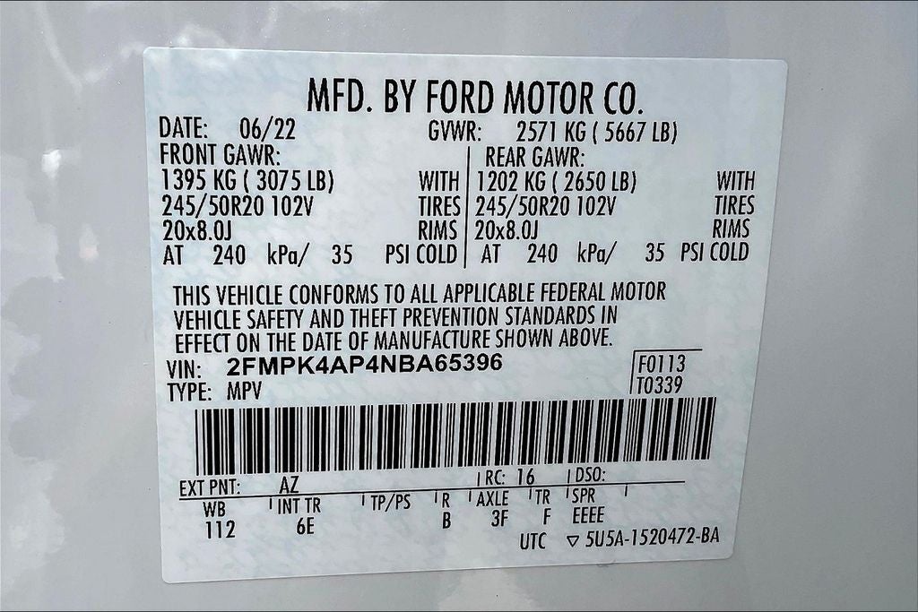 2022 Ford Edge ST