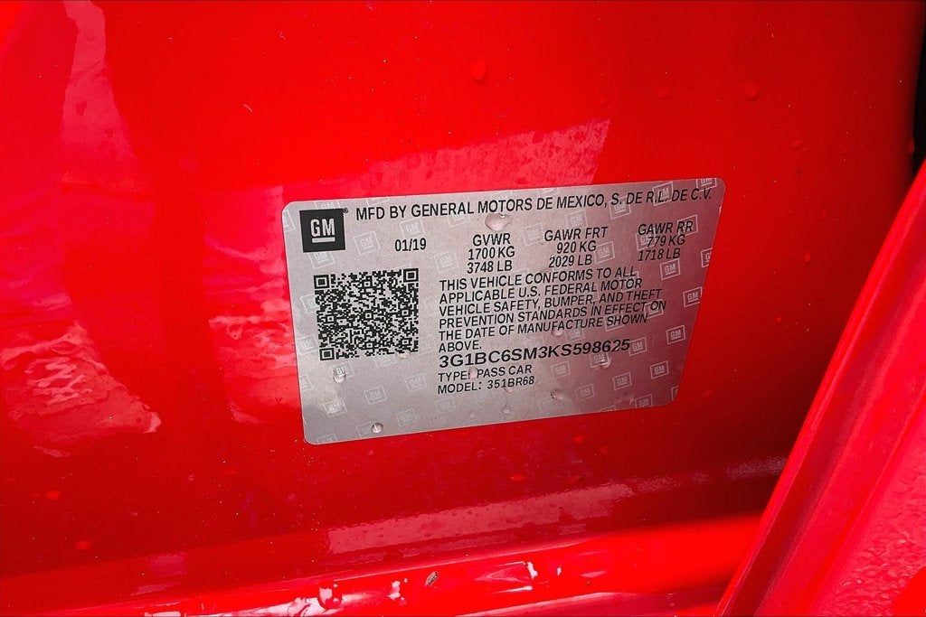 2019 Chevrolet Cruze LS