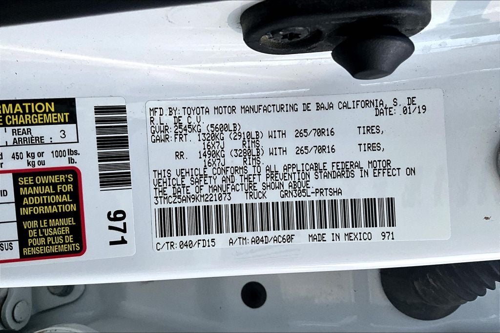 2019 Toyota Tacoma TRD Off-Road V6