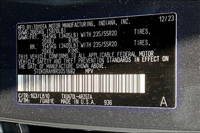 2024 Toyota Highlander Limited