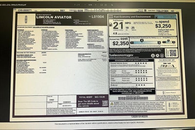 2026 Lincoln Aviator Premiere
