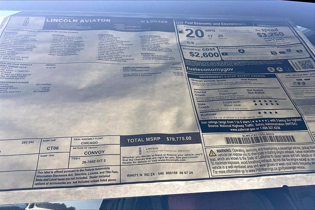 2025 Lincoln Aviator Reserve