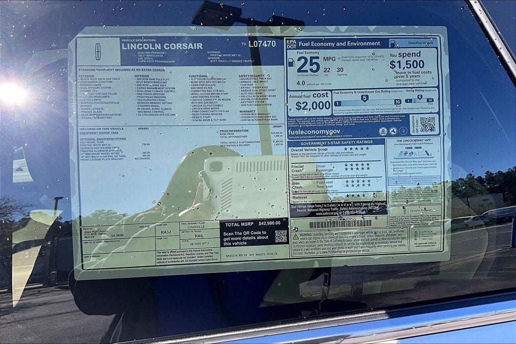 2026 Lincoln Corsair Premiere