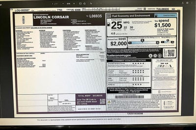2026 Lincoln Corsair Premiere