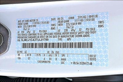 2026 Lincoln Corsair Premiere