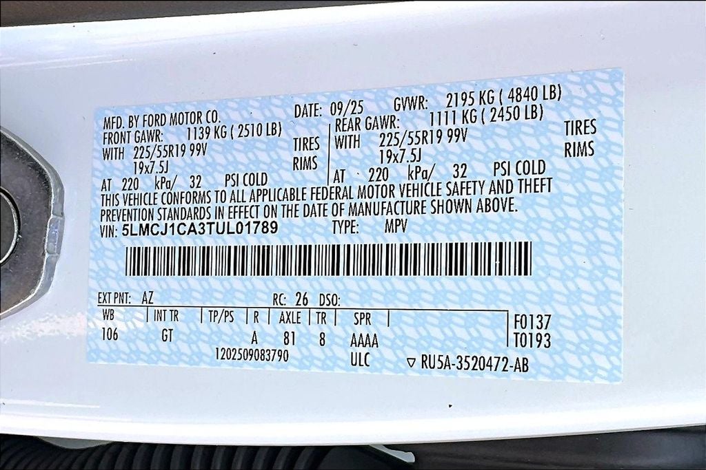 2026 Lincoln Corsair Premiere