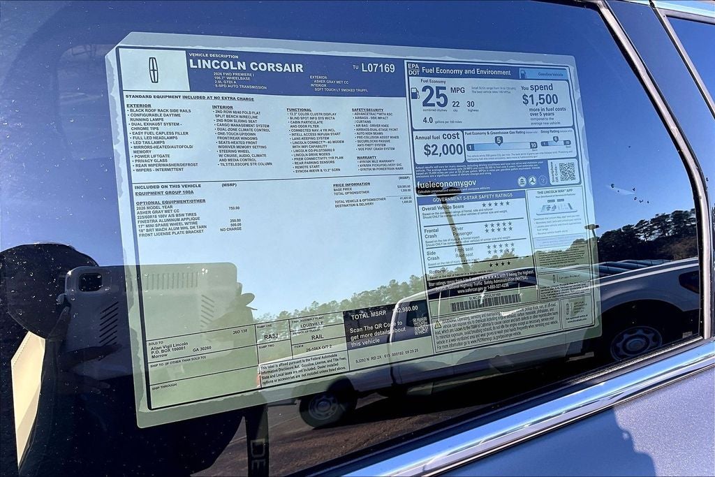 2026 Lincoln Corsair Premiere