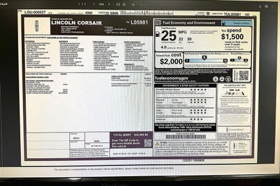 2026 Lincoln Corsair Premiere