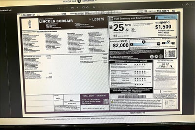 2026 Lincoln Corsair Premiere