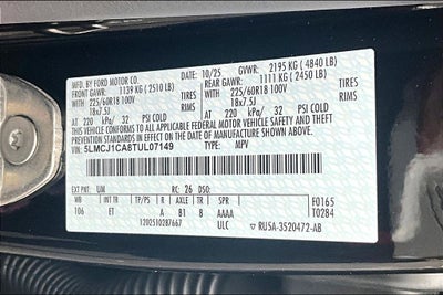 2026 Lincoln Corsair Premiere