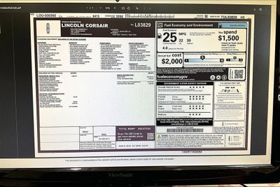 2026 Lincoln Corsair Premiere