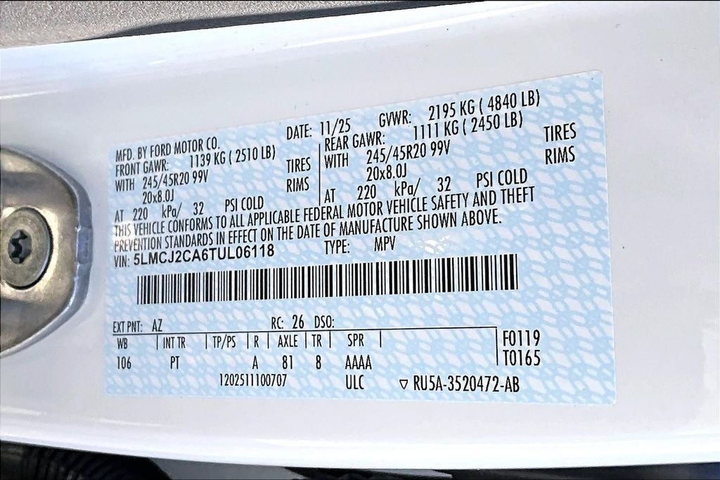 2026 Lincoln Corsair Reserve