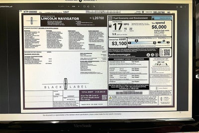 2025 Lincoln Navigator Black Label
