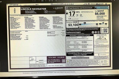 2025 Lincoln Navigator L Reserve