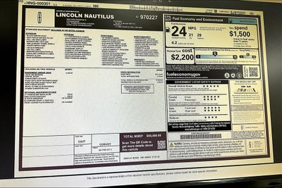 2025 Lincoln Nautilus Reserve