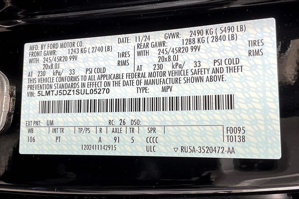 2025 Lincoln Corsair Plug-In Hybrid Grand Touring