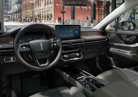 The interior dashboard of 2024 Lincoln Corsair® SUV is shown here. | Allan Vigil Lincoln, Inc. in Morrow GA