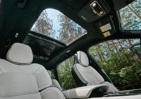 The front seats of a 2027 Lincoln Aviator® Black Label™ SUV | Allan Vigil Lincoln, Inc. in Morrow GA